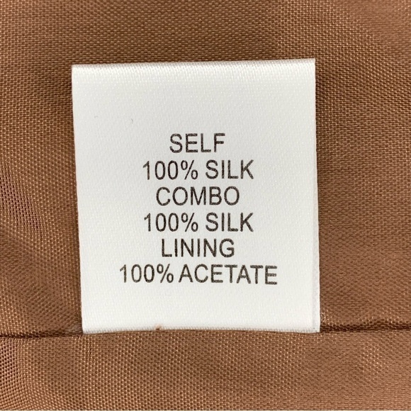 Size 4 Silk Multicolored Floral Oc By Oc Belted Dress Sleeveless Satin Pullover - Picture 10 of 11